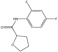 N-(2,4-difluorophenyl)tetrahydro-2-furancarboxamide Struktur