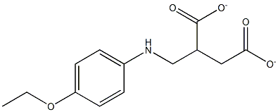 2-[(4-ethoxyanilino)methyl]succinate Struktur