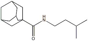 N-isopentyl-1-adamantanecarboxamide Struktur