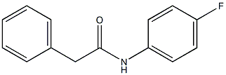 N-(4-fluorophenyl)-2-phenylacetamide Struktur