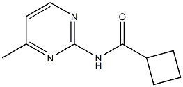 N-(4-methyl-2-pyrimidinyl)cyclobutanecarboxamide Struktur