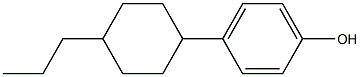 4-(4-Propylcyclohexyl)phenol Struktur