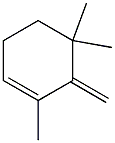 1,5,5-trimethyl-6-methylidene-cyclohexene Struktur