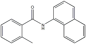 2-methyl-N-(1-naphthyl)benzamide Struktur