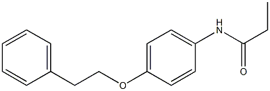 N-[4-(phenethyloxy)phenyl]propanamide Struktur