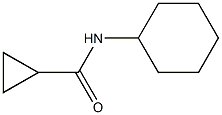 N-cyclohexylcyclopropanecarboxamide Struktur