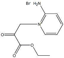 2-amino-1-(3-ethoxy-2,3-dioxopropyl)pyridinium bromide Struktur