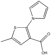 5-Methyl-2-pyrrol-1-yl-thiophene-3-carboxylic acid ,97% Struktur