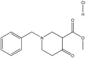 Methyl 1-benzyl-4-oxo-3-piperidinecarboxylate hydrochloride ,95% Struktur