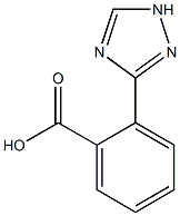 2-(1H-1,2,4-triazol-3-yl)benzoic acid Struktur