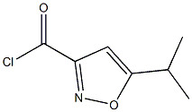 5-isopropylisoxazole-3-carbonyl chloride Struktur