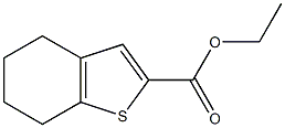 ethyl 4,5,6,7-tetrahydro-1-benzothiophene-2-carboxylate Struktur