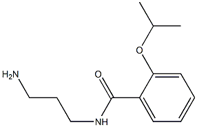 N-(3-Aminopropyl)-2-isopropyloxybenzamide Struktur