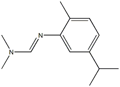 N2-(5-Isopropyl-2-methylphenyl)-N1,N1-dimethylformamidine Struktur