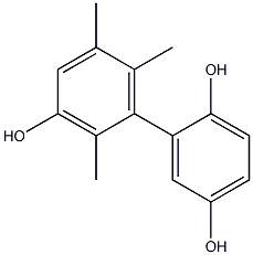 2',5',6'-Trimethyl-1,1'-biphenyl-2,3',5-triol Struktur