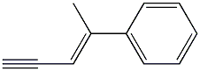 (E)-4-Phenyl-3-penten-1-yne Struktur