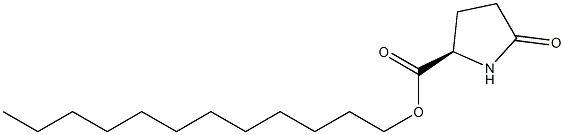 (2R)-5-Oxopyrrolidine-2-carboxylic acid dodecyl ester Struktur