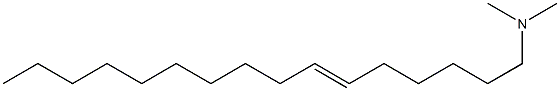 N,N-Dimethyl-6-hexadecen-1-amine Struktur