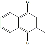 4-Chloro-3-methyl-1-naphthol Struktur