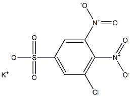 5-Chloro-3,4-dinitrobenzenesulfonic acid potassium salt Struktur