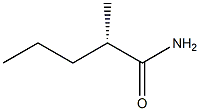 [S,(+)]-2-Methylvaleramide Struktur