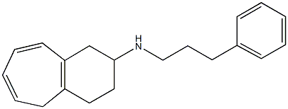 2,3,4,5-Tetrahydro-N-(3-phenylpropyl)-1H-benzocyclohepten-2-amine Struktur