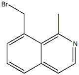 1-Methyl-8-(bromomethyl)isoquinoline Struktur