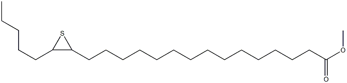 16,17-Epithiodocosanoic acid methyl ester Struktur