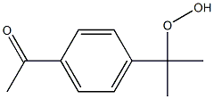 4'-(1-Hydroperoxy-1-methylethyl)acetophenone Struktur