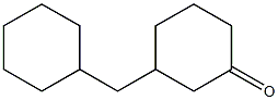 3-(Cyclohexylmethyl)cyclohexanone Struktur