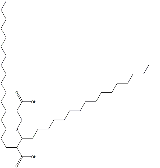 2,3-Diheptadecyl[3,3'-thiodipropionic acid] Struktur