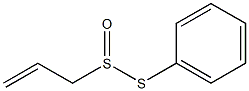 2-Propene-1-sulfinothioic acid S-phenyl ester Struktur