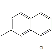 8-Chloro-2,4-dimethylquinoline Struktur