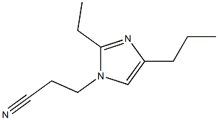 1-(2-Cyanoethyl)-2-ethyl-4-propyl-1H-imidazole Struktur