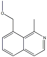 1-Methyl-8-(methoxymethyl)isoquinoline Struktur