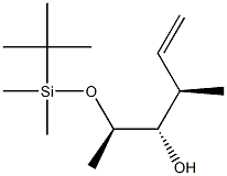 (2R,3S,4R)-2-(tert-Butyldimethylsiloxy)-4-methyl-5-hexene-3-ol Struktur