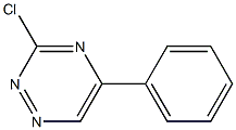 3-Chloro-5-phenyl-1,2,4-triazine Struktur