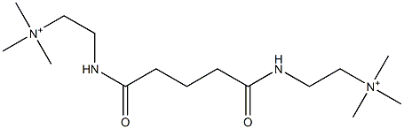 2,2'-[Glutarylbis(imino)]bis(N,N,N-trimethylethanaminium) Struktur