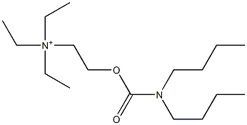 2-[[(Dibutylamino)carbonyl]oxy]-N,N,N-triethylethanaminium Struktur