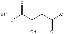 2-Hydroxybutanedioic acid barium salt Struktur