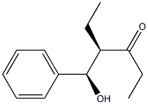 (1R,2R)-2-Ethyl-1-hydroxy-1-phenyl-3-pentanone Struktur