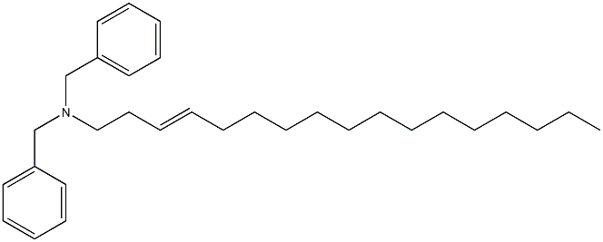 (3-Heptadecenyl)dibenzylamine Struktur