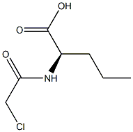 (+)-N-Chloroacetyl-D-norvaline Struktur