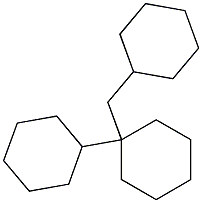 (Cyclohexylmethyl)bicyclohexyl Struktur