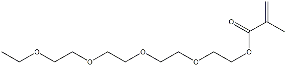 Methacrylic acid 3,6,9,12-tetraoxatetradecane-1-yl ester Struktur