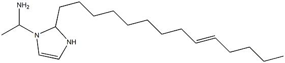 1-(1-Aminoethyl)-2-(9-tetradecenyl)-4-imidazoline Struktur