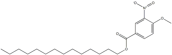 3-Nitroanisic acid myristyl ester Struktur