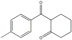 2-(4-Methylbenzoyl)cyclohexan-1-one Struktur