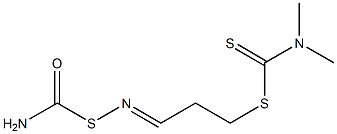 Dimethyldithiocarbamic acid 2-thiosemicarbazonopropyl ester Struktur