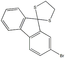 2-Bromospiro[9H-fluorene-9,2'-[1,3]dithiolane] Struktur